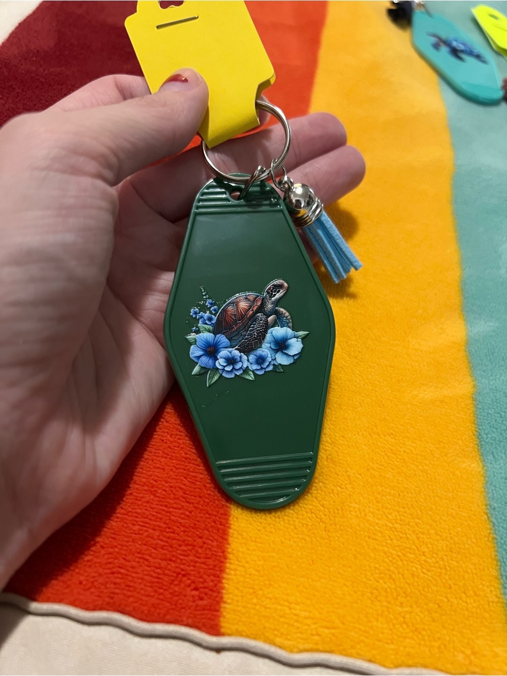 Sea Turtle Keychain 🌺